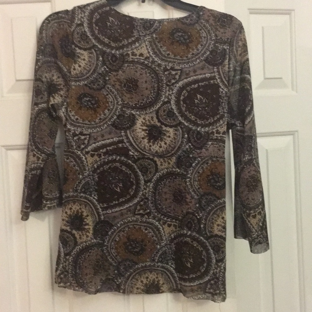 Essentials By Milano Stretchy Meshy Top S - image 2